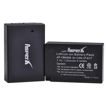 3Pcs 1350mAh LP E17 LP-E17 Baterias + LED Built-in USB Carregador Dual para Canon EOS RP Rebelde SL2 SL3 T6i T6s T7i M3 M5 M6
