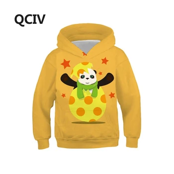 3d Hoodies Desenhos animados Capuz crianças de Animais com Capuz Casual Nascido Capuz de Impressão Panda Casaco com carapuço Anime crianças Roupas de Streetwear de Inverno Novo