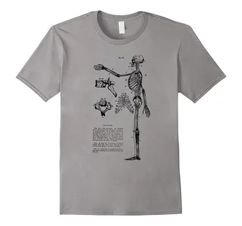 2019 Novo Manga Curta Casual Médica Vintage Arte Tee T-shirt de Verão Casual Homem Camiseta de Boa Qualidade