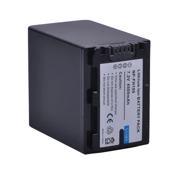 1pc 7,2 V 4500mAh NP-FH100 NP FH100 Bateria para sony DCR-SX40 SX40R SX41 HDR-CX105 FH70 FH90 FH40 FH60 FH30 FP50 SR42E