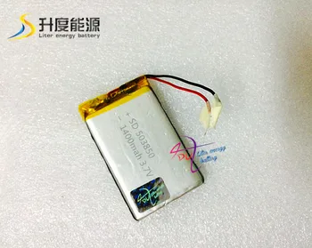 SD 503850 recarregável de íon de lítio de 3,7 v 1400mah bateria de polímero de lítio