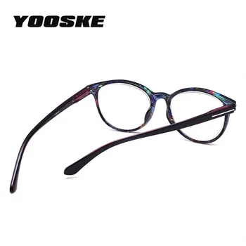 YOOSKE Moda Óculos de Leitura Mulheres Homens Retro Inquebrável Hipermetropia Prescrição de Óculos +1.0 +1.5 +2.0 +2.5 +3.0 +3.5 +4.0
