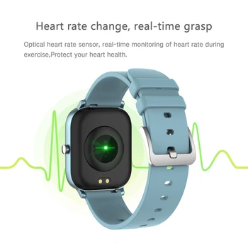 2020 Fitness Smart Watch Homens Mulheres Fitness Tracker Smartwatch Ritmo Cardíaco o Monitor de Esportes Relógios GTS para IOS Xiaomi Huawei OPPO