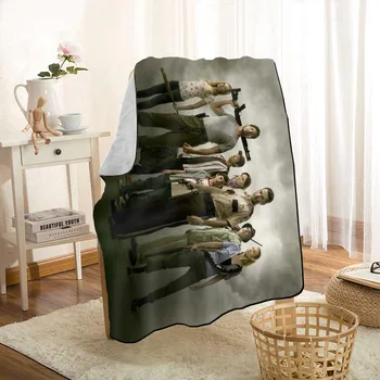Chegada Nova Walking Dead Cobertores De Impressão Macio Cobertor De Jogar Em Casa/Sofá/Cama Portátil Adultos Capa De Viagem Cobertor