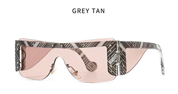 2020 DPZ Nova personalidade, olho de gato stud mulheres de Grande armação óculos de sol da moda cool homens rock marca de óculos de sol UV400 oculos de sol