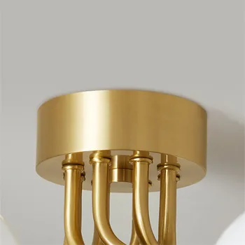 Minimalista lustre Nórdicos decoração de Superfície de Montado da lâmpada candelabro nórdicos Sala Quarto Led bolha de luz G9 brilho quarto