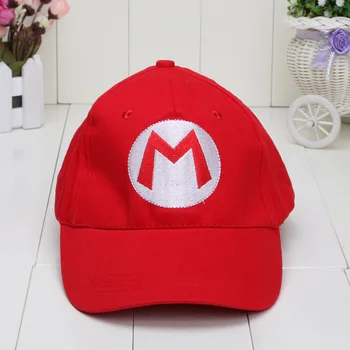 Super Mario Caps chapéu vermelho mario pac 5style pode escolher Anime Cosplay Fantasia de Halloween Fivela de Chapéus de Adultos Chapéus Bonés brinquedos de pelúcia