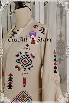 Feitos/tamanho FF14 Traje Cosplay Final Fantasy XIV Ala Mhigan Vestido de Cosplay Traje diário casaco