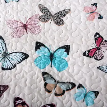 35 borboleta Multicolorida Impresso elegante Europeia Suave de verão, cobertor acolchoado colcha/ colcha/edredom/verão de Edredon #sw