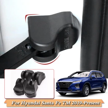 Para Hyundai Santa Fe TM 2019-2020 Estilo Carro Porta do Carro Bloqueio de Capas de Protecção Tampa de Porta de Seleção Braço Protetor Cobre Acessórios