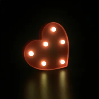 Novidade 3D, o Amor Romântico Forma de Coração LED NightLight Casamento Lindo de Natal Festa de Casa, Quarto de Decorações de Presente do Dia dos Namorados