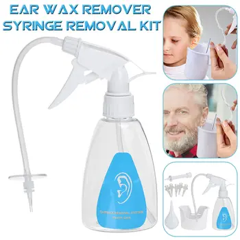 300ML de Ouvido limpo Irrigação Ferramenta de Limpeza do Ouvido, Lave a Seringa Aperte o Bulbo de Adultos de Produtos Infantis Seguro Removedor de Cera