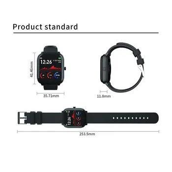 Amazfit Smart Watch Homens Esporte Bluetooth Pulseira de Pressão Arterial Contagem de Monitoramento de frequência Cardíaca Pulseira de Fitness Tracker para as Mulheres