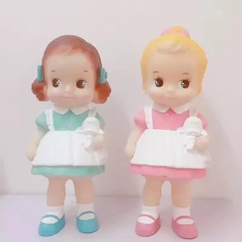Japão Bonito Vintage Boneca Brinquedo Do Bebê Adorável Crianças Europeia Vintage Menina Boneca Dom Crianças Crianças Decoração Do Quarto Coleção Afrocat