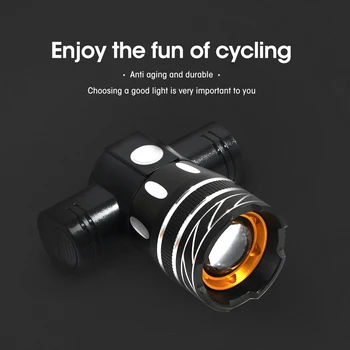 2021 Mini luz de bicicleta bicicleta raios controle inteligente do diodo emissor de luz para bike bicicleta lâmpada do farol dianteiro do mtb tocha