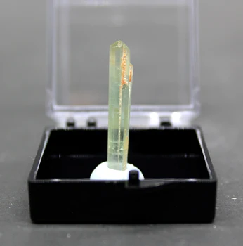 Natural o Brasil turmalina cristal mineral amostras de pedras e cristais de quartzo os cristais de tamanho da caixa de 3,4 cm
