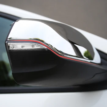 Potro Carro em chamas ABS Cromado Retrovisor Tampa de Proteção do Espelho de Vista Traseira Etiqueta Para a Chevrolet Equinox 2017 2018