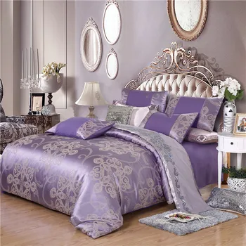2020 casa conjunto de roupa de cama Jacquard de capa de edredão conjunto de alta qualidade 4pcs/set bordado de roupa de cama luxuosa roupa de cama super king-size