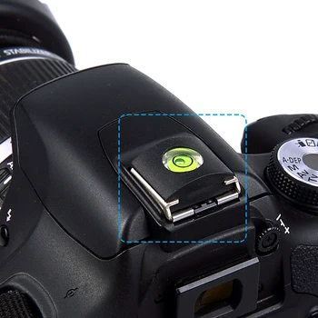 Universal 3-Eixo da Sapata Fixa Nível de Bolha de ar 3D Espírito Nível Para Canon Nikon Pentax Câmera DSLR Fotografia Acessórios