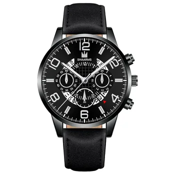 Homens Novos Relógios De Marca De Luxo Pulseira De Couro Calendário De Quartzo Relógio Homens De Esportes Militares Relógio Casual Relógio Masculino Masculino Relógio