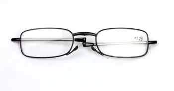 +150 +200 +250 os Homens de Negócios de Dobramento Anti Fadiga Óculos de Leitura de Alto Grau de Computador Dobrável, Bolso Presbiopia Leitor