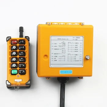 Industrial de Rádio sem Fio controle remoto interruptor de controle de velocidade de Içamento de Controle do Guindaste Guindaste para Içamento F23 A++S