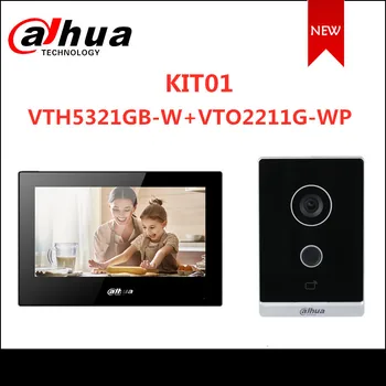 Dahua VTH5321GB-W VTO2211G-WP IP de wifi da Villa a Estação ao ar livre Indoor do Monitor de IP Kit campainha suporte a POE de vídeo campainha acessório