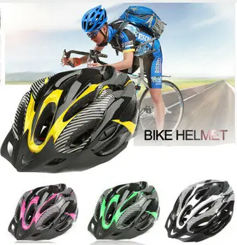 Unisex Ciclismo Caps Capacete de Bicicleta de Estrada MTB Mountain Bike de Estrada de Esportes Capacete de Segurança Protetor de Cabeça Ajustável Capacetes de Moto