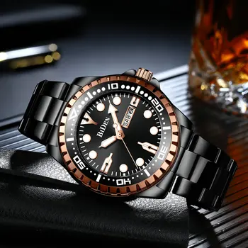 BIDEN Quartzo Relógios Mens de Luxo de Topo da Marca de Relógios de Pulso para Homens Relógio de Ouro Dropshipping 2020 Produtos mais vendidos часы мужские