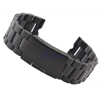 Premium Faixa de Relógio 22mm Watchbands Relógio de Aço Inoxidável de Cinta Para Moto Motorola 360 Smart Watch + Ferramentas