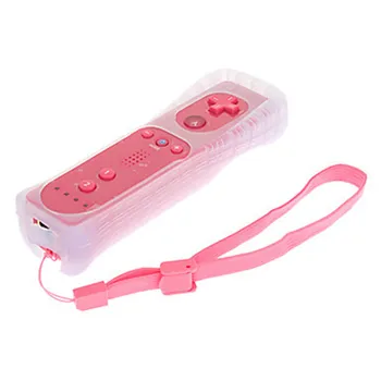 2 em 1 Controle sem Fio Embutido No Controlador Remoto Para Nintend Wii Remoto Bluetooth para o Jogo de Wii Acessórios