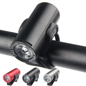 A Luz de bicicleta 350 Lumens USB Recarregável MTB Frente Impermeável do DIODO emissor de Luz do Farol Built-In Bateria de Lanterna de Bicicleta Acessor
