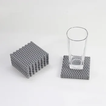 Projeto do favo de mel de concreto, bases para copos de moldes de xícara de chá de titular moldes de cimento montanha-russa bandeja de moldes