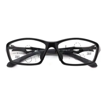 Novo Estilo dos Homens Tr90 Progressiva Óculos de Leitura Moda de Qualidade a Presbiopia Esportes de Óculos para os Homens de Ver ao Longe e Ver de perto