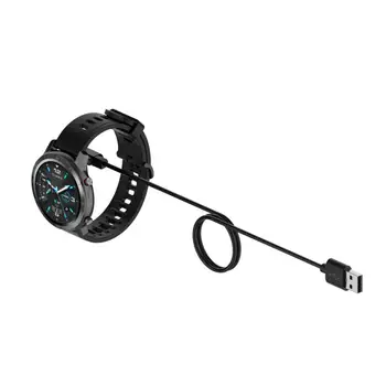 1m Universal USB Magnético 2 Pinos de 4mm Cabo de Carregamento Para-Ticwatch GTX Inteligente Pulseira de Relógio de Pulseira