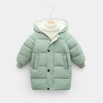 De inverno para crianças de algodão acolchoado jaqueta de 2020 novas engrossado manga longa com capuz algodão acolchoado jaqueta para meninos e meninas