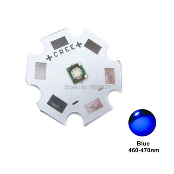 50PCS CREE XPE XP-E R3 LED 3W Branco Frio Branco Quente Verde Vermelho Azul UV de Alta Potência do DIODO Emissor Diodo Com 16mm 20mm PCB para DIY